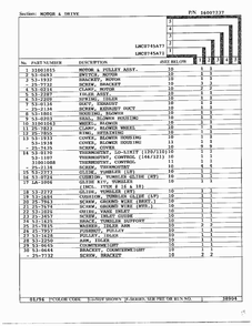 Motor And Drive Page 2 Diagram and Parts List for 8745A71  Norge Dryer