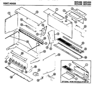 Part Location Diagram of M65D298 Whirlpool GRILL