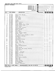 Base And Drive Parts Page 2 Diagram and Parts List for 6440A REV J Norge Washer