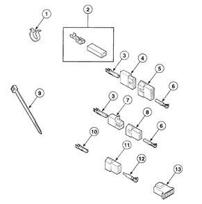 Terminals Diagram and Parts List for SSEB17QJ1500  Speed Queen Dryer