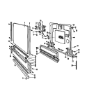 DOOR DETAILS Diagram and Parts List for DCS-211-1A DCS-211-1 A Caloric Dishwasher