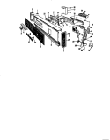 CONTROL PANEL Diagram and Parts List for DUR20819CL  Amana Dishwasher