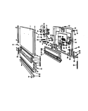 DOOR DETAILS Diagram and Parts List for DUS-208-19 DUS-208-1 9 Amana Dishwasher