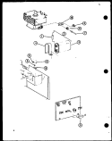 Page 1 Diagram and Parts List for RR-10A P7356002M Amana Microwave