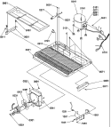 MACHINE COMPARTMENT Diagram and Parts List for SX322S2L P1307303W L Amana Refrigerator