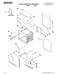 Part Location Diagram of 4002F282-51 Whirlpool BACK- OUTE