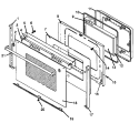 Part Location Diagram of 0065790 Maytag CHANNEL, DOOR SUPPORT
