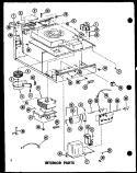 Page 2 Diagram and Parts List for ML-3 P7450201M Amana Microwave