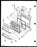 Part Location Diagram of 10201503 Whirlpool DOOR CAP