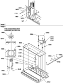 MACHINE COMPARTMENT Diagram and Parts List for TR18TW P1303101W W Amana Refrigerator