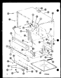 Page 2 Diagram and Parts List for RR-9TA P7474901M Amana Microwave