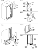 CABINET BACK Diagram and Parts List for SXD22S2W P1303512W W Amana Refrigerator