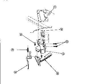 Out-of-balance Switch Diagram and Parts List for CW8202W2-PCW8202W2B  Crosley Washer