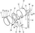 Part Location Diagram of 685725 Whirlpool CLAMP, HOSE 2.0 DIAM