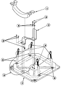 SHIPPING MATERIALS Diagram and Parts List for LTC85AW PLTC85AW Amana Washer