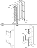 FZ DOOR Diagram and Parts List for SS25TL P1194004W L Amana Refrigerator