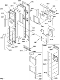 FZ DOOR Diagram and Parts List for SBDE20TPE P1190904W E Amana Refrigerator