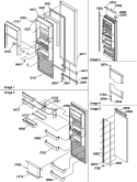 Part Location Diagram of 10494520 Whirlpool TRIM-L VERTICAL