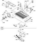 MACHINE COMPARTMENT Diagram and Parts List for SX22SW P1190210W W Amana Refrigerator