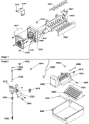 ICE MAKER PARTS AND ADD ON ICE MAKER KIT Diagram and Parts List for SX22SW P1190210W W Amana Refrigerator