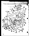 Part Location Diagram of D7527309 Whirlpool Cabinet assy pntd