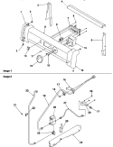 Part Location Diagram of 315568B Whirlpool Oven Clock with Overlay