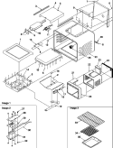 CAVITY Diagram and Parts List for ARG7301W P1143324NWW Amana Range