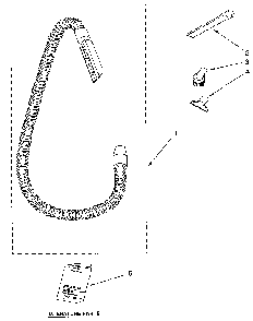 Hose And Attachment Diagram and Parts List for 1163035290C  Kenmore Canister Vacuum