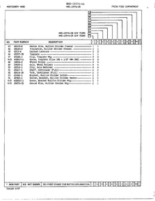 Fresh Food Compartment Page 3 Diagram and Parts List for 19574B  Admiral Refrigerator