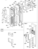 FZ DOOR Diagram and Parts List for SXD322L P1313901W L Amana Refrigerator