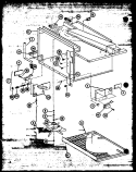 Page 1 Diagram and Parts List for RRL-10XA P7559405M Amana Microwave