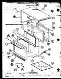 Page 3 Diagram and Parts List for RRL-10XA P7559405M Amana Microwave