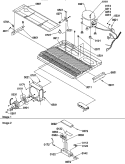 MACHINE COMPARTMENT Diagram and Parts List for SRDE327S3W P1312501W W Amana Refrigerator