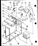 Page 4 Diagram and Parts List for CRS415T P1110401M Crosley Microwave