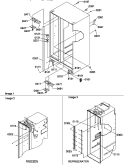 CABINET PARTS Diagram and Parts List for SM22TBW P1190215W W Amana Refrigerator