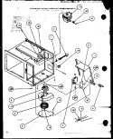 Page 3 Diagram and Parts List for RWG321T P1118501M Amana Microwave