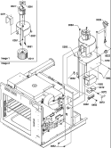 BLOWER ASSY & MTG Diagram and Parts List for DCA2000 P1194105M Amana Microwave