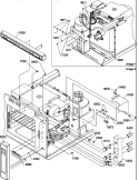 CONTROL & TRIAC ASSEMBLIES Diagram and Parts List for DCA2000 P1194105M Amana Microwave