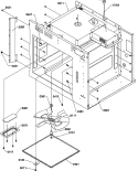 OVEN CAVITY & STIRRER SYSTEM ASSEMBLIES Diagram and Parts List for DCA2000 P1194105M Amana Microwave