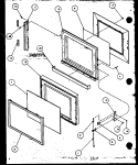 Page 1 Diagram and Parts List for RL358P P1118502M Amana Microwave