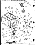 Page 3 Diagram and Parts List for RL358P P1118502M Amana Microwave