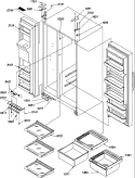 Part Location Diagram of 10883018 Whirlpool ASSY, UP CRISP FRAME