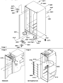 CABINET PARTS Diagram and Parts List for SGD22TL P1303510W L Amana Refrigerator