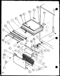 Part Location Diagram of 10367501 Whirlpool NLACENTER MULLION WHITE
