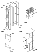 FZ DOOR AND ACCESSORIES Diagram and Parts List for SX322S2W P1313801W W Amana Refrigerator