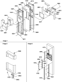 FZ DOOR Diagram and Parts List for SRD27S2W P1190321W W Amana Refrigerator