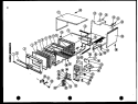 EXTERIOR PARTS Diagram and Parts List for RR-3H P7110001M Amana Microwave