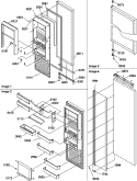 Part Location Diagram of 10881005W Whirlpool Assy, ref dr fm (whit