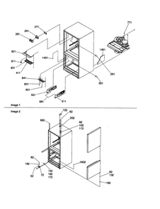 Covers, Hinge And Light Covers Diagram and Parts List for BR18VW-P1320703WW  Amana Refrigerator