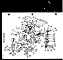 INTERIOR PARTS Diagram and Parts List for RR-3H P7110001M Amana Microwave